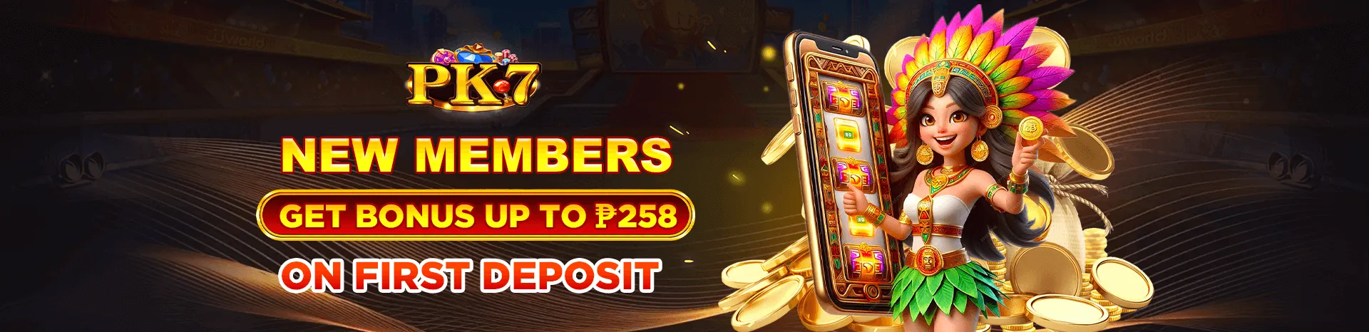 PK7 new player bonus